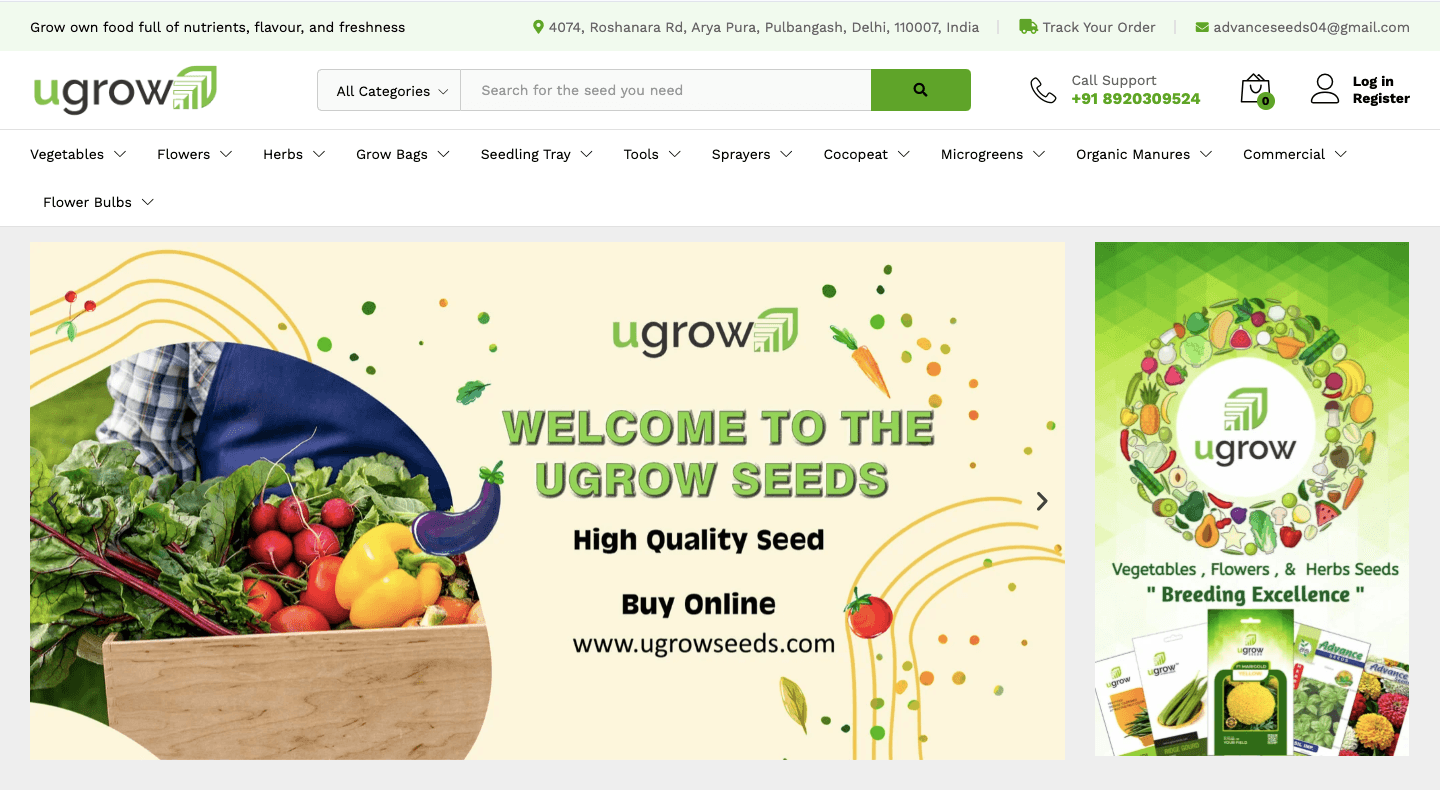 Agricultural Seeds & Farming Solutions Platform